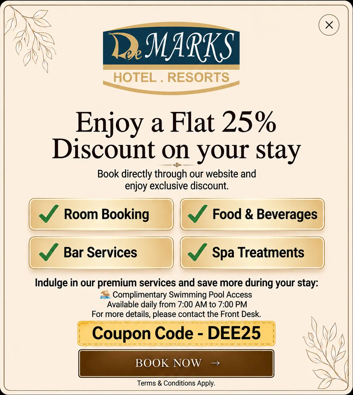 Flat 25% Discount Offer